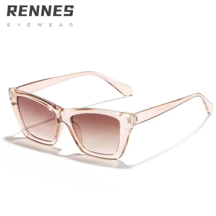 Champagne Square Cat-eye Sunglasses