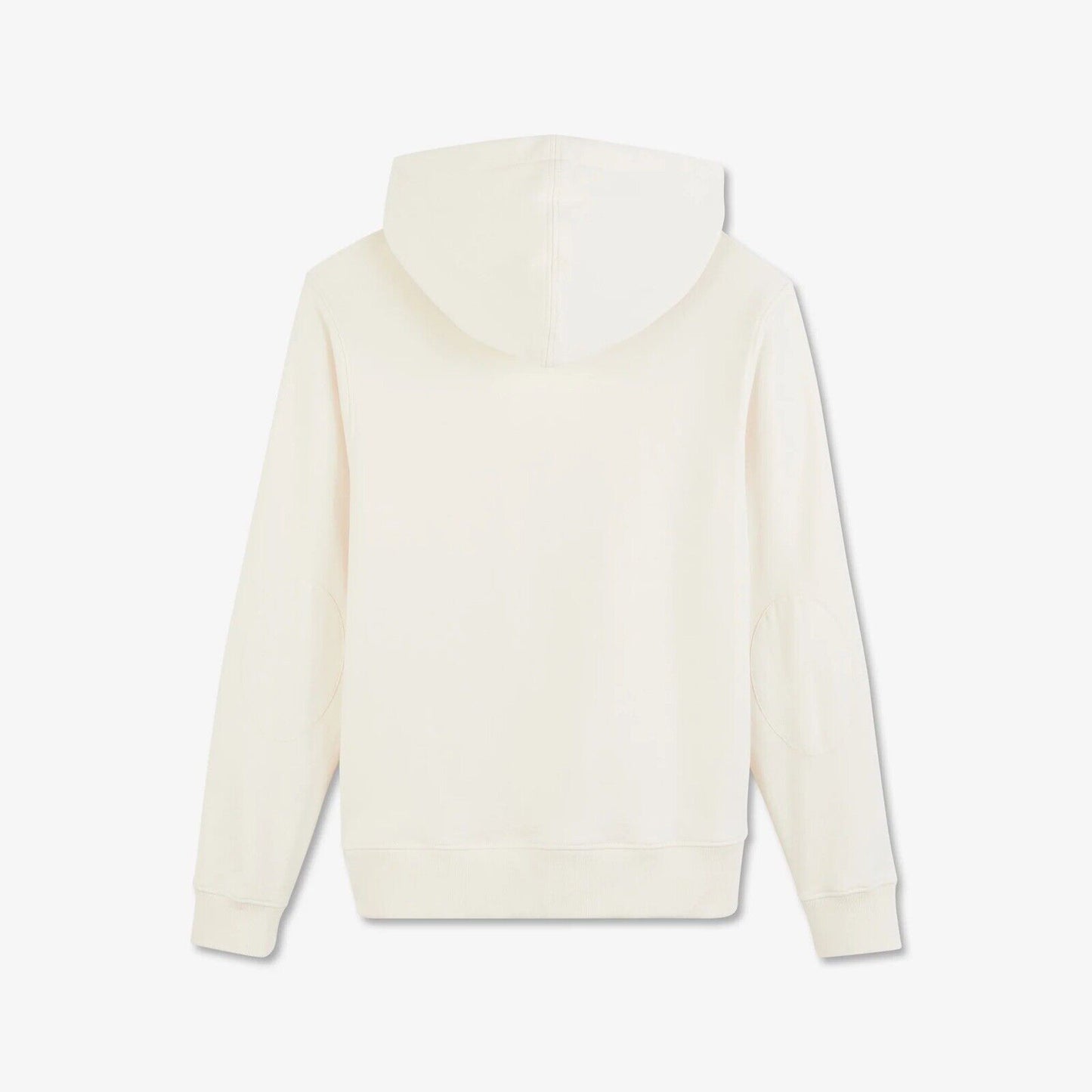 CREAM HOODED SWEATSHIRT IN FLEECE